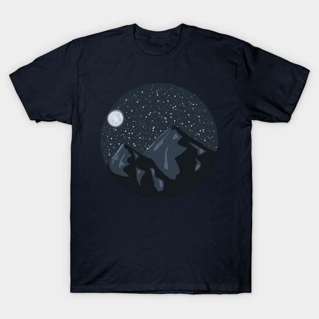 Blue night T-Shirt by smagdesigns